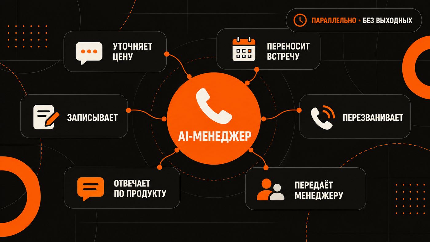AI-агент ведёт несколько звонков одновременно
